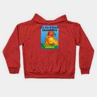 Clyde The Camel, It's Fez O'Clock Somewhere Kids Hoodie